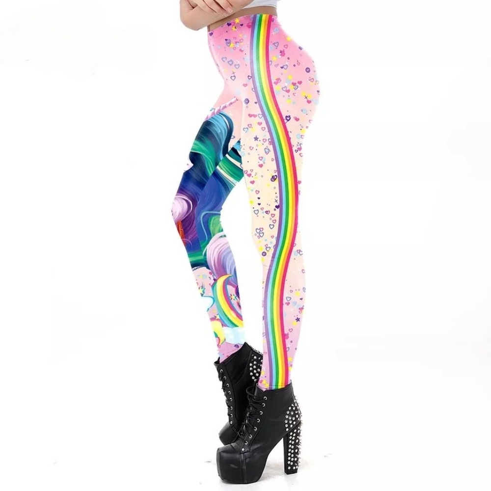 Unicorn Leggings NWOT - Picture 3 of 4